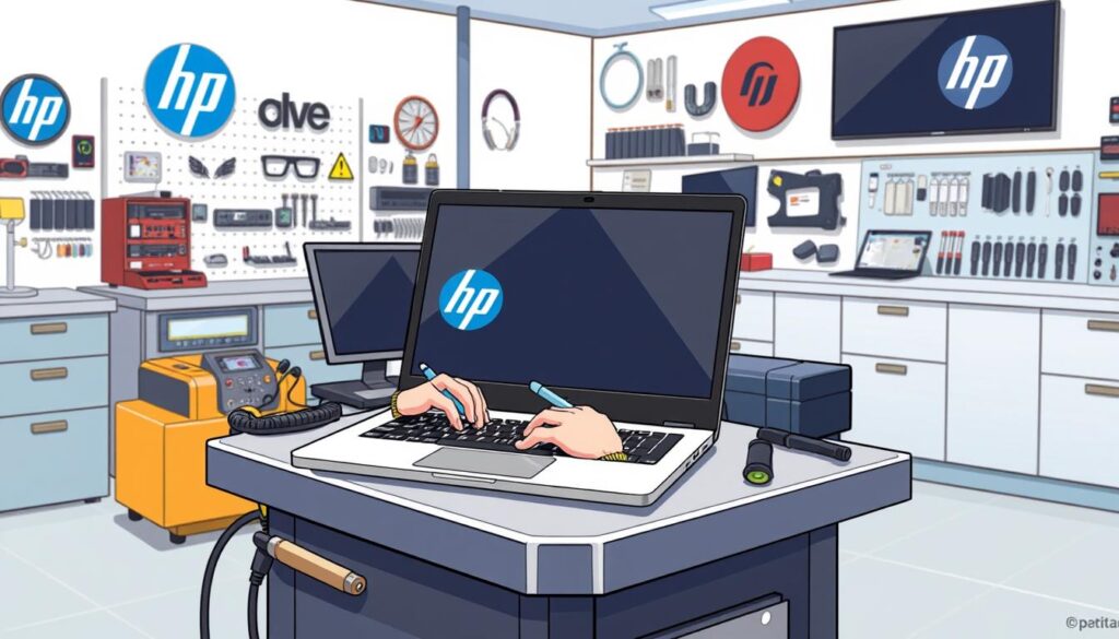 HP laptop service support