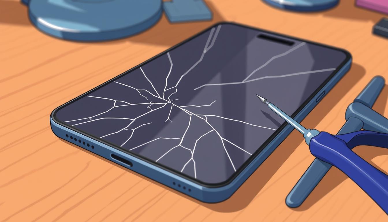 How do you fix a cracked cracked screen