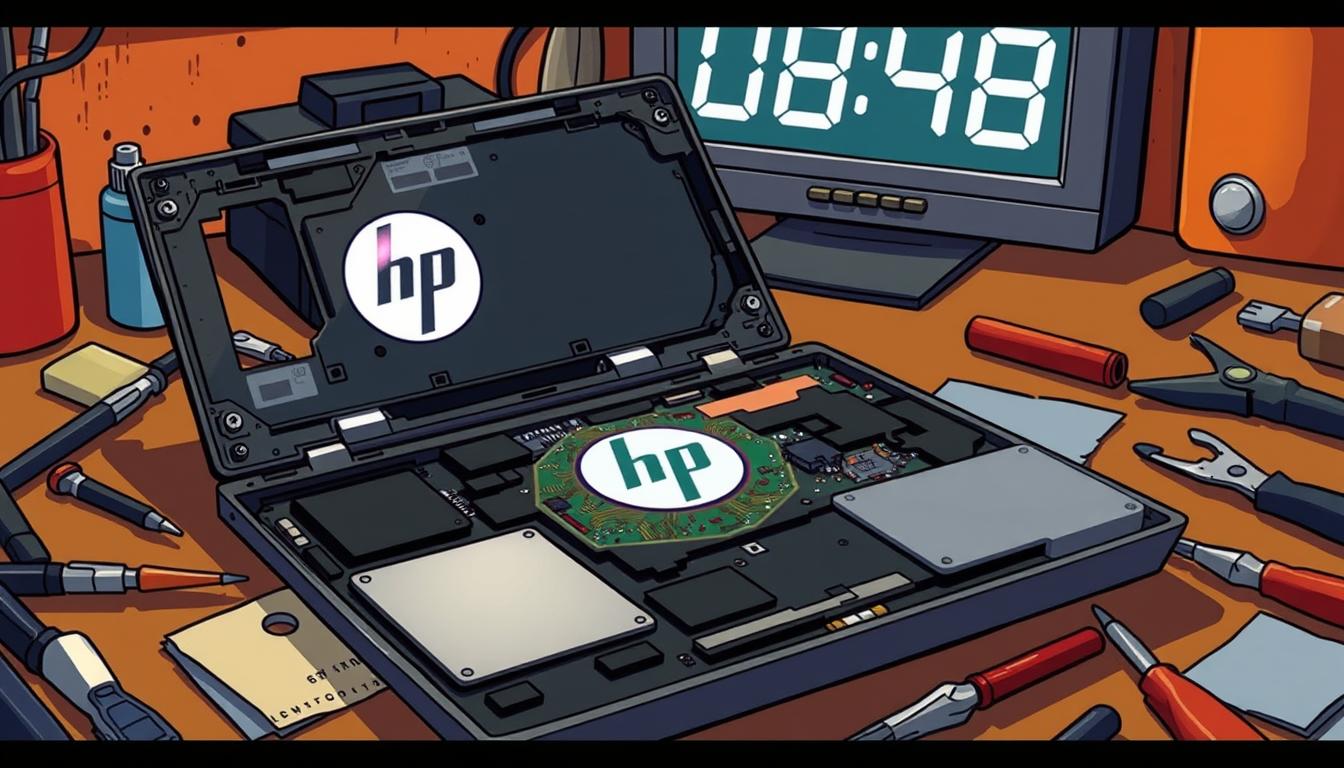 How long does it take to fix a HP laptop?