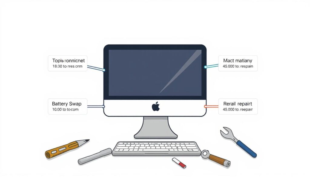 average repair time for Mac devices