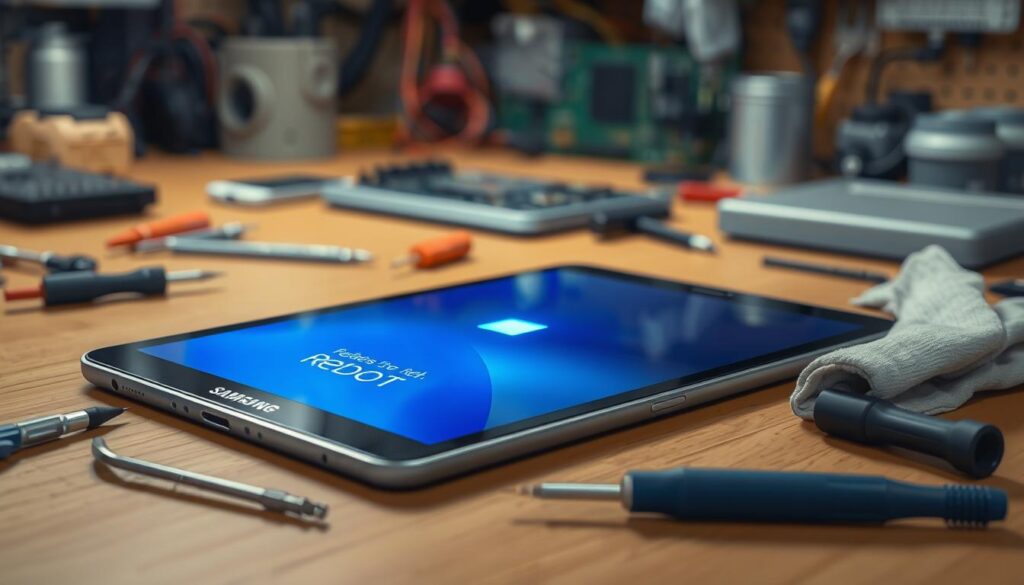 unresponsive Samsung tablet fix