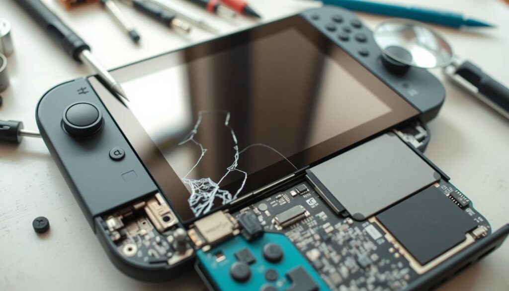 diagnosing Nintendo Switch damage