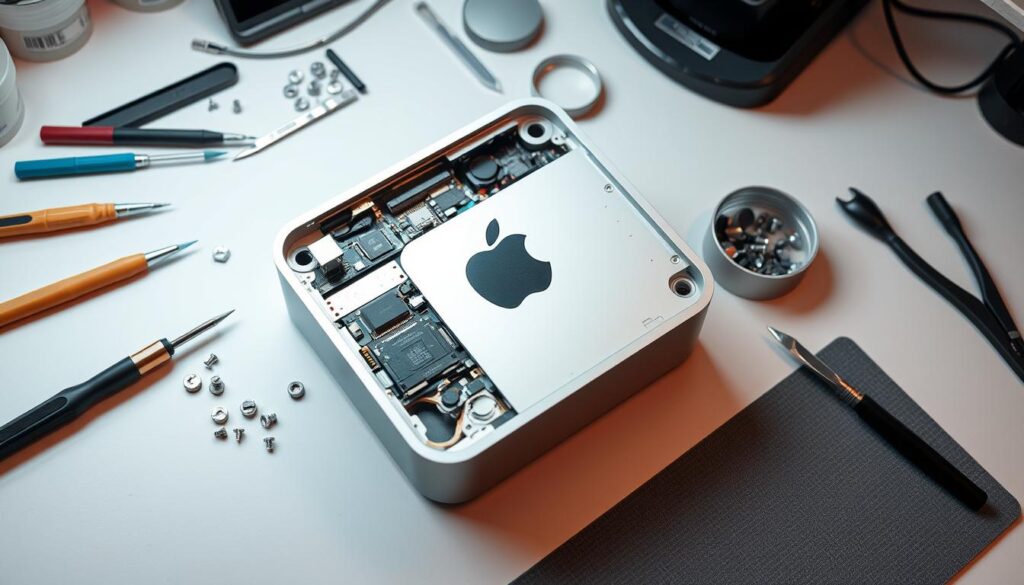 preparing for Mac mini repair