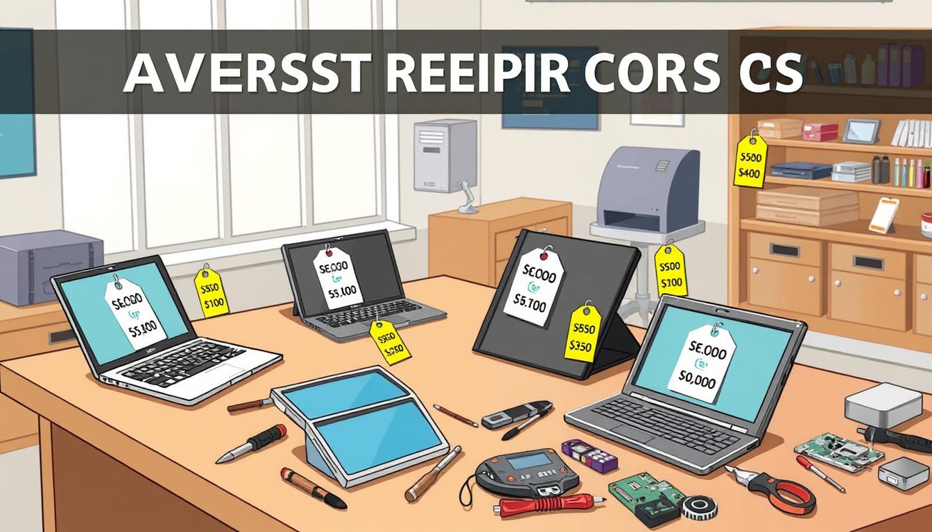 average repair costs for Microsoft devices