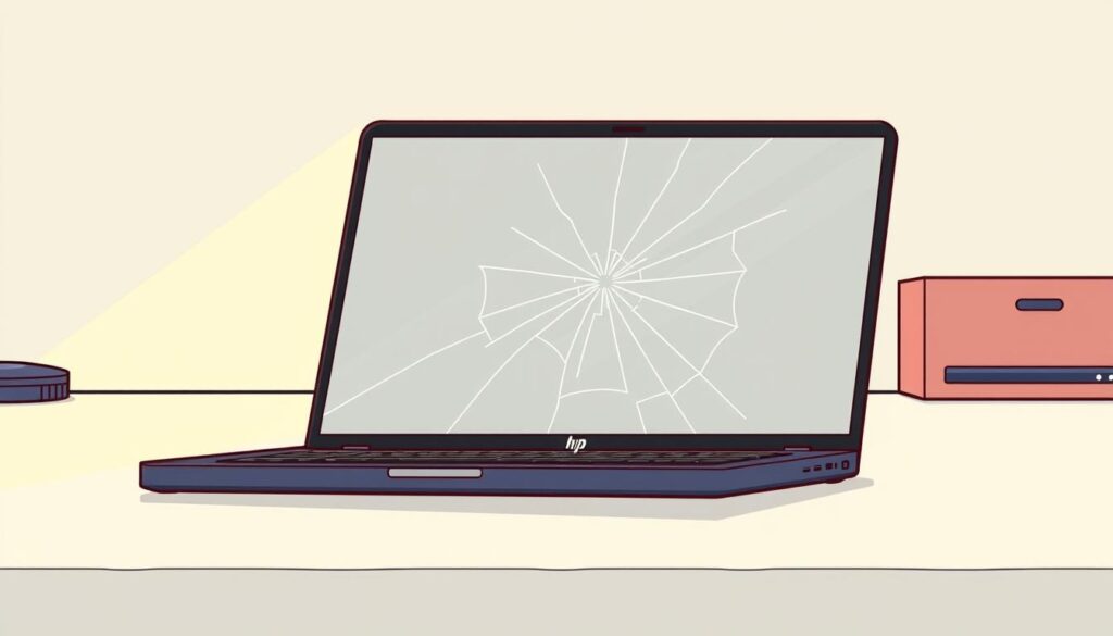 HP laptop screen replacement cost