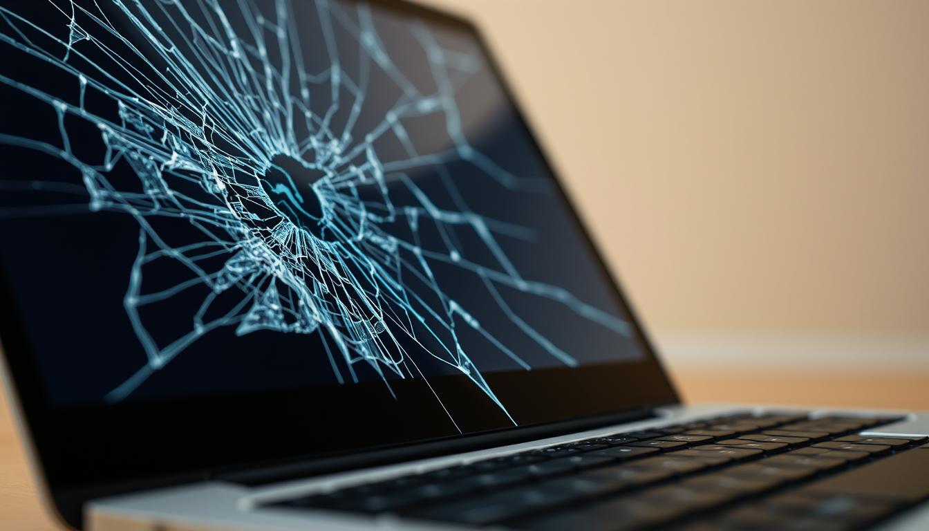 How long does it take to replace a cracked laptop screen?