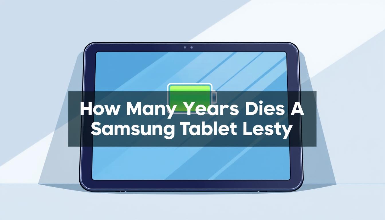 How many years does a Samsung tablet battery last?