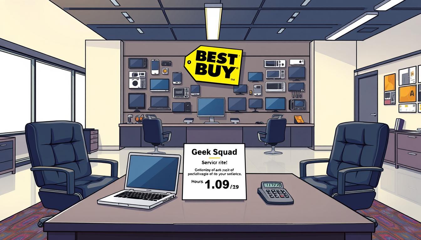 How much does Best Buy Geek Squad charge per hour?