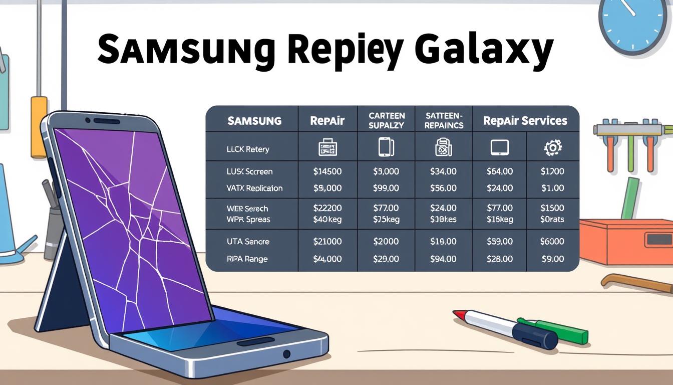 How much does it cost to repair Samsung Galaxy?